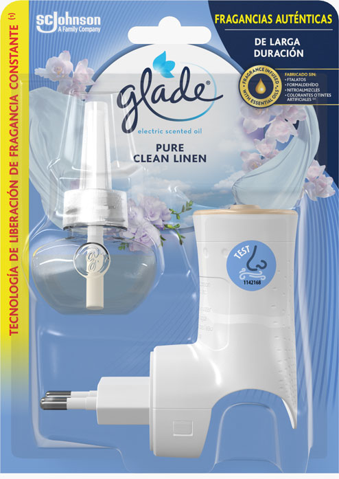 Glade® Electric Scented Oil Aparelho Pure Clean Linen 