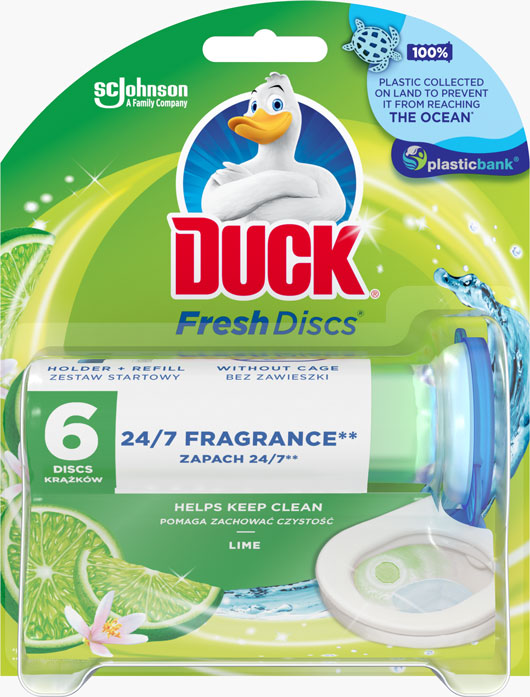 Duck® Fresh Discs aparat de toaletă - Lime