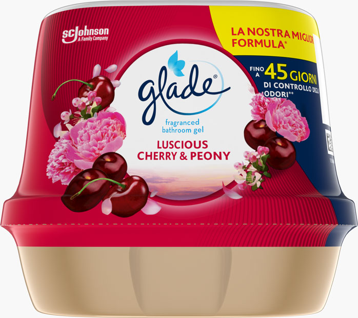 Glade® Fragranced bathroom gel - Luscious Cherry & Peony - Gel parfumat pentru baie
