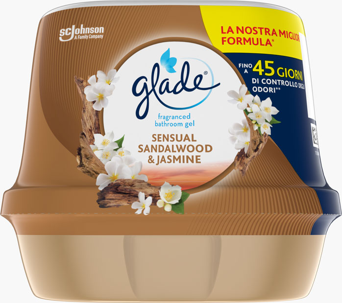 Glade® Fragranced bathroom gel - Sensual Sandal wood & Jasmine - Gel parfumat pentru baie