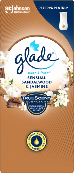 Glade® Touch & Fresh® Rezervă Sensual Sandalwood & Jasmine