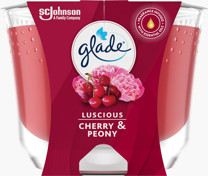 Glade® Candle Maxi Luscious Cherry and Peony