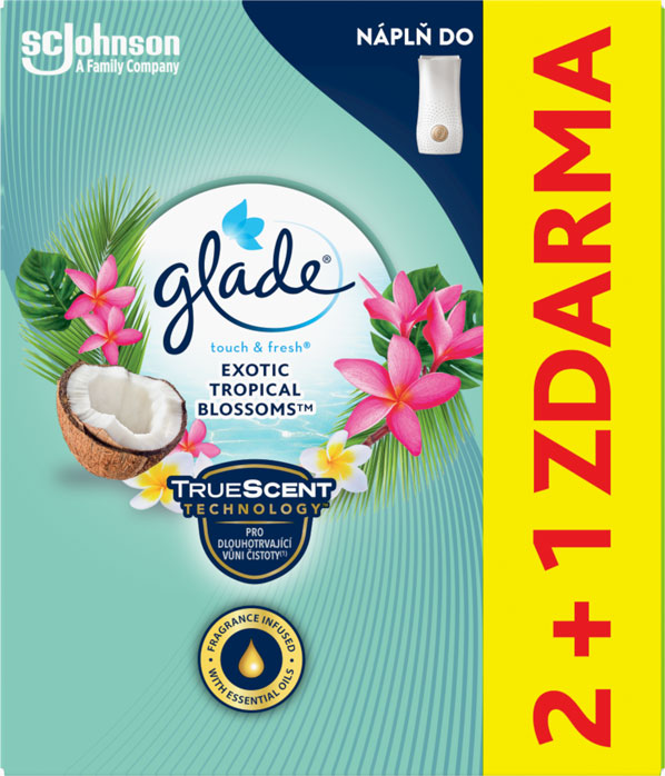 Glade® Touch & Fresh Exotic Tropical Blossoms 