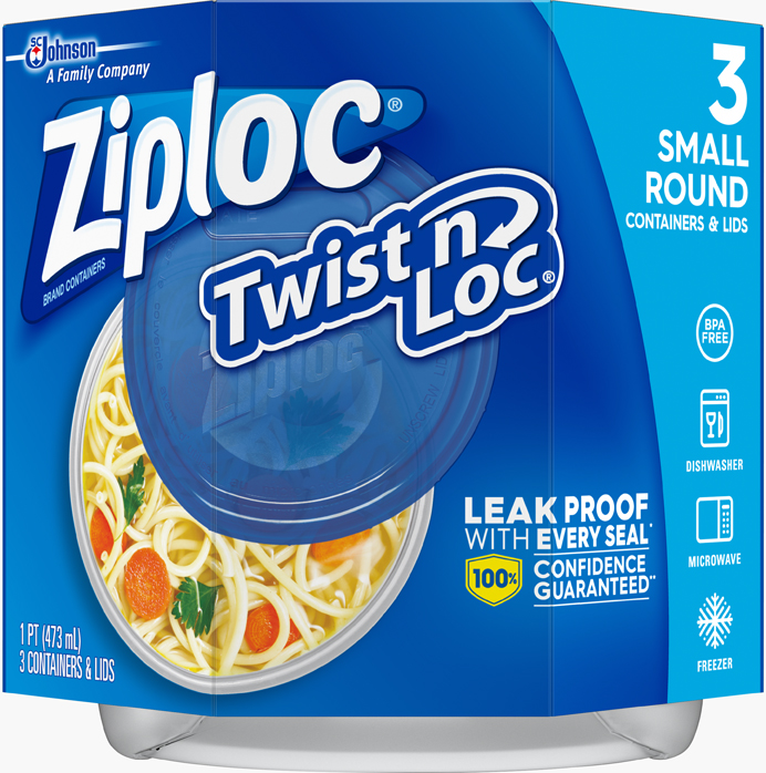 Ziploc® Brand Twist ’n Loc® Containers