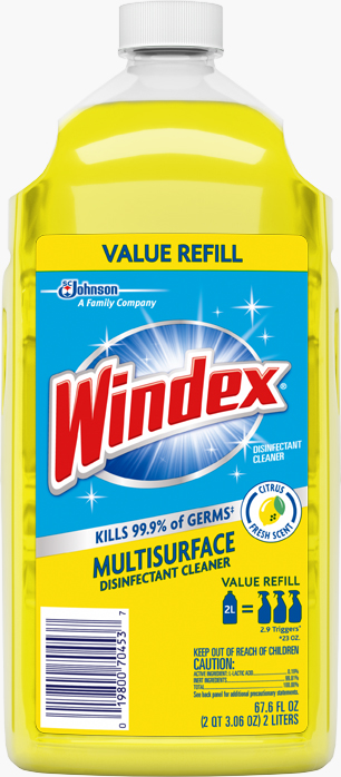 Windex® Disinfectant Cleaner - Citrus Fresh Refill 