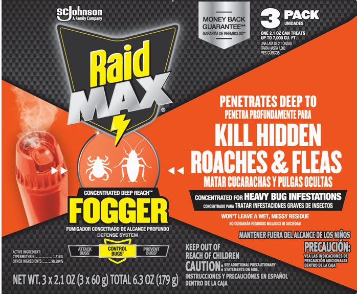 Raid Max® Concentrated DEEP REACH™ Fogger