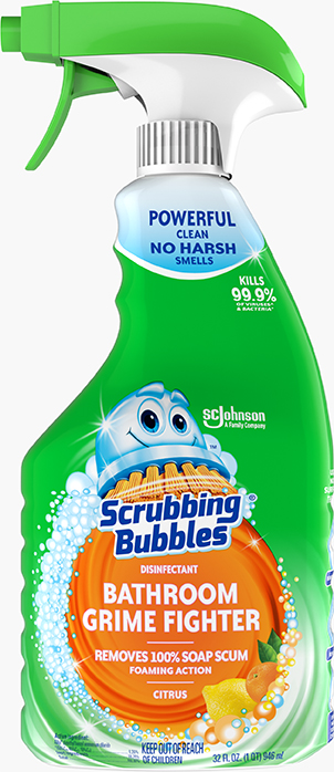 Scrubbing Bubbles® Bathroom Grime Fighter Spray - Citrus