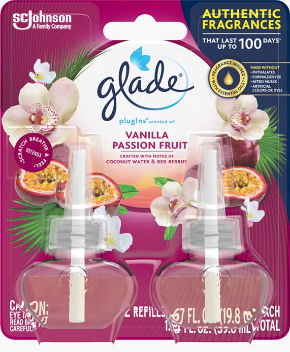 Glade® Vanilla Passionfruit PlugIns® Scented Oil Refills