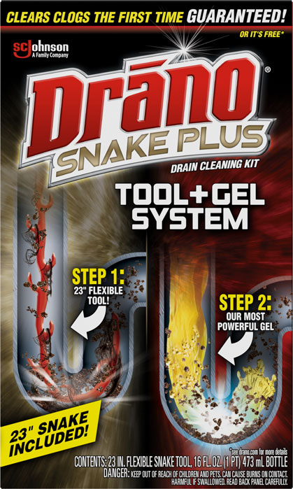 Drano® Snake Plus Tool + Gel System