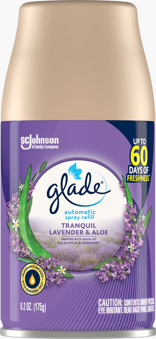 Glade® Tranquil Lavender & Aloe Automatic Spray Refill