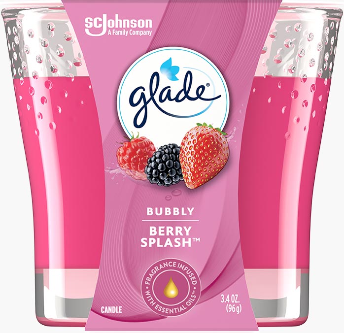 Glade® Bubbly Berry Splash Candle
