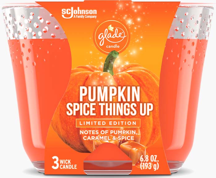 Glade® Pumpkin Spice Things Up 3-Wick Candle