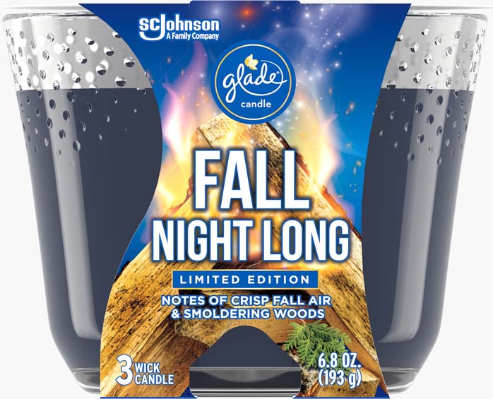 Glade® Fall Night Long 3-Wick Candle   