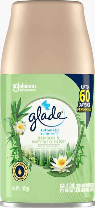 Glade® Bamboo & Waterlily Bliss Automatic Spray Refill