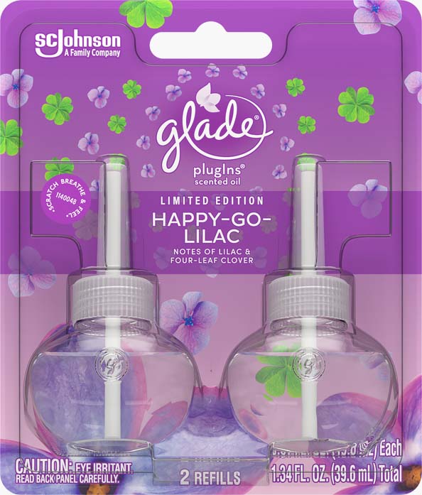 Glade® Happy-Go-Lilac PlugIns® Scented Oil Refills