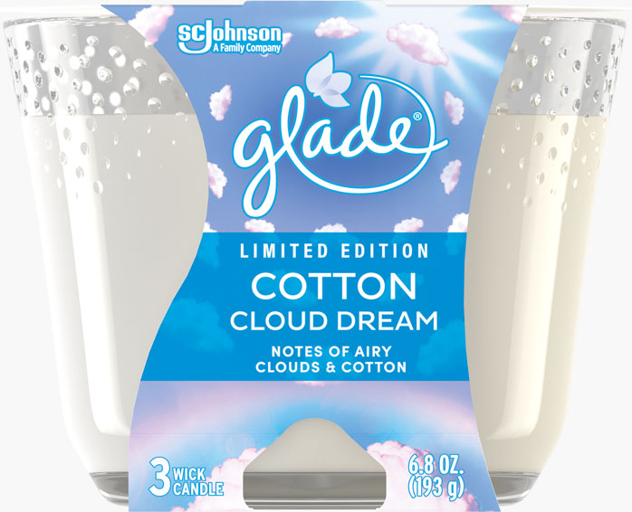 Glade® Cotton Cloud Dream 3-Wick Candle