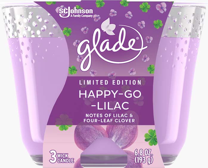 Glade® Happy-Go-Lilac 3-Wick Candle