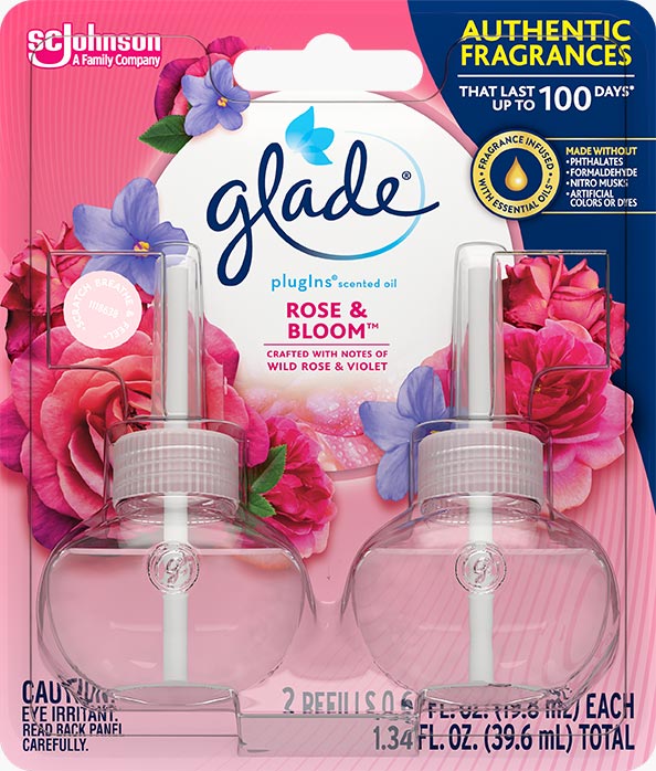 Glade® Rose & Bloom PlugIns® Scented Oil Refills