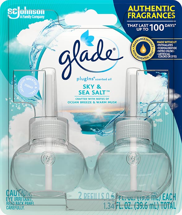 Glade® Sky & Sea Salt PlugIns® Scented Oil Refills