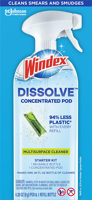 Windex® Dissolve™ Concentrated Pod Multisurface Cleaner