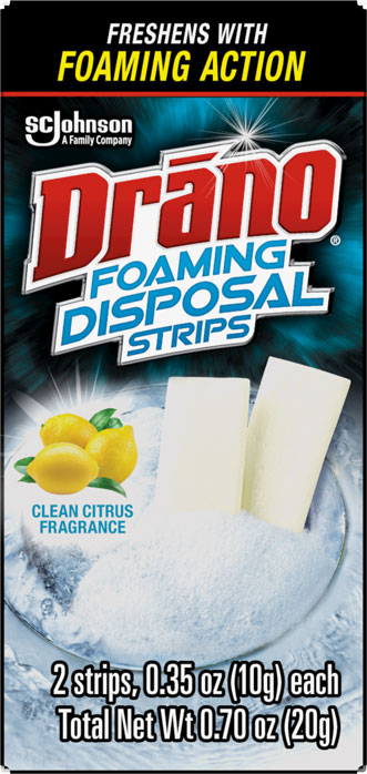 Drano® Foaming Disposal Strips