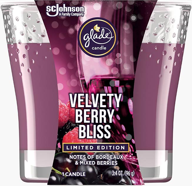 Glade® Velvety Berry Bliss Candle      