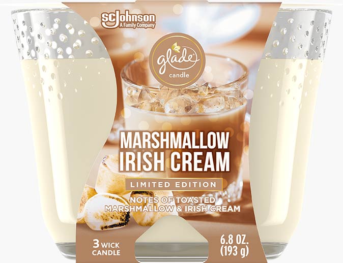 Glade® Marshmallow Irish Cream 3-Wick Candle