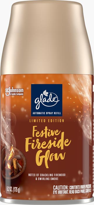 Glade® Festive Fireside Glow Automatic Spray Refill