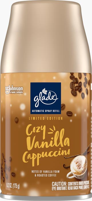 Glade® Cozy Vanilla Cappuccino Automatic Spray Refill