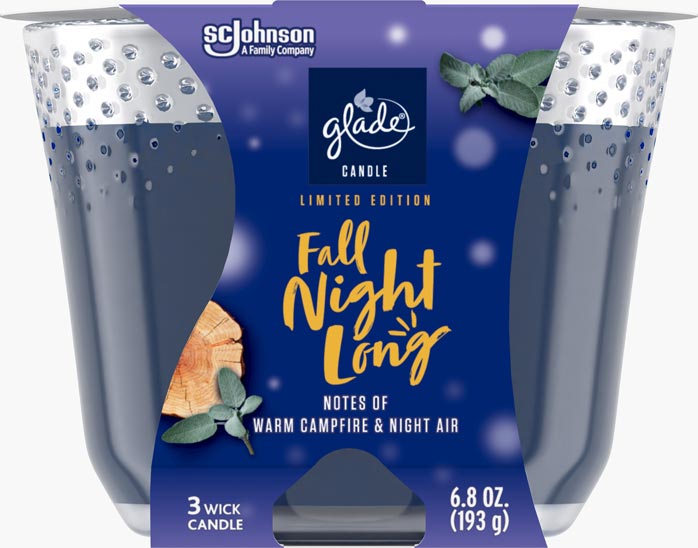 Glade® Fall Night Long 3-Wick Candle