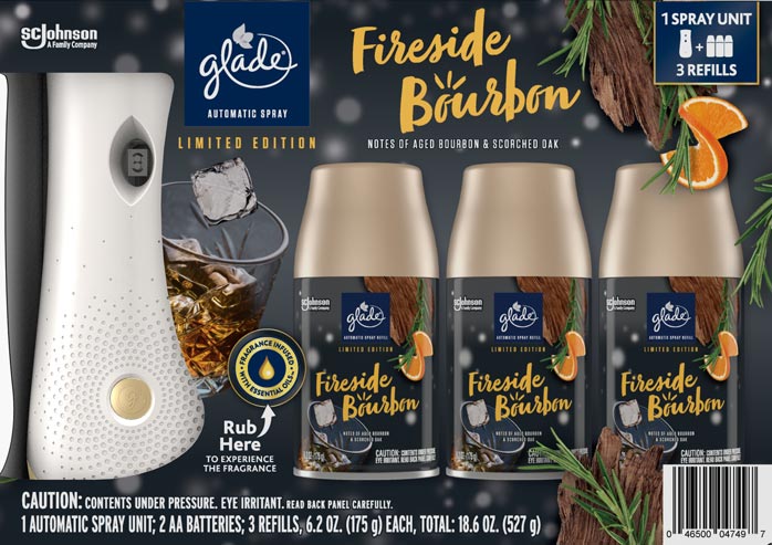 Glade® Fireside Bourbon Automatic Spray Starter Kit