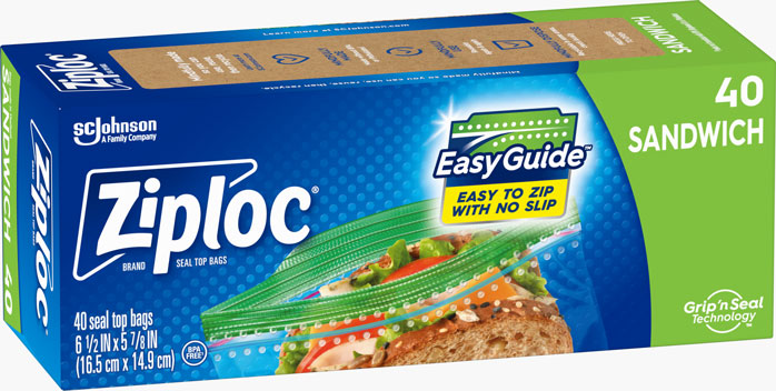 Ziploc® Brand Sandwich Bags