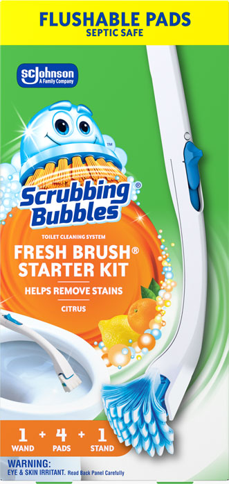 Scrubbing Bubbles® Fresh Brush® Toilet Cleaning System - Starter Kit