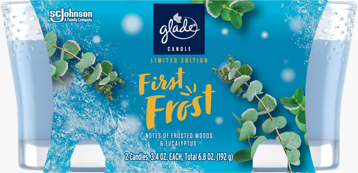 Glade® First Frost Candle Twin Pack