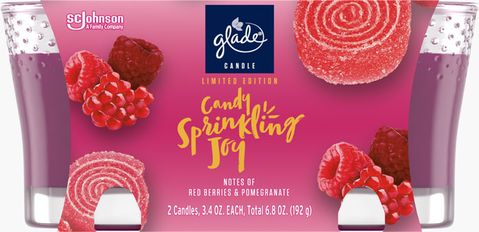 Glade® Candy Sprinkling Joy Candle Twin Pack