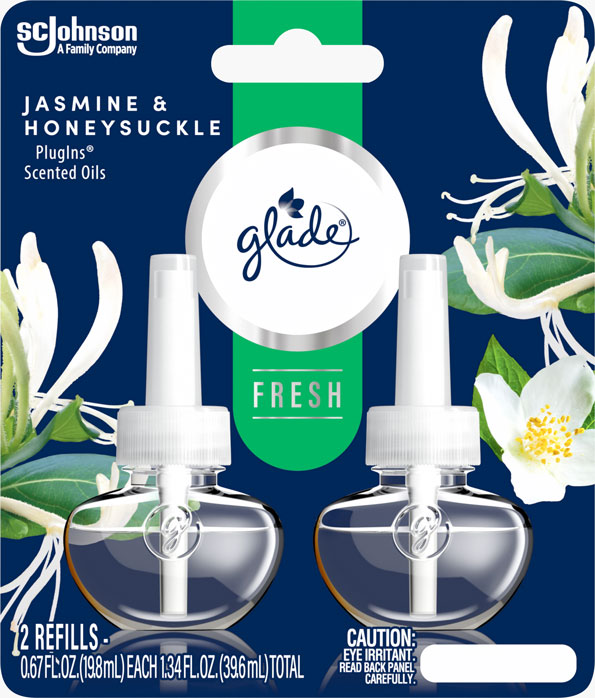 Glade® Jasmine & Honeysuckle PlugIns® Scented Oil Refills