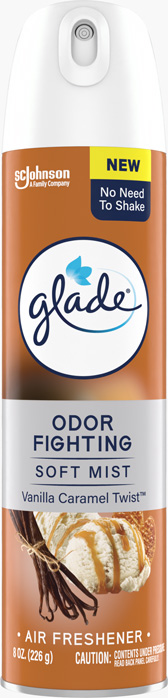 Vanilla Caramel Twist Glade Soft Mist Air Freshener Spray