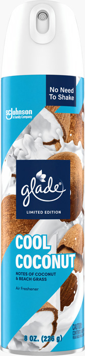 Glade® Cool Coconut Soft Mist Air Freshener Spray