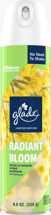 Glade® Radiant Bloom Soft Mist Air Freshener Spray