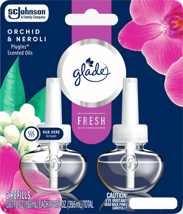 Glade® Fresh Orchid & Neroli PlugIns® Scented Oil Refills