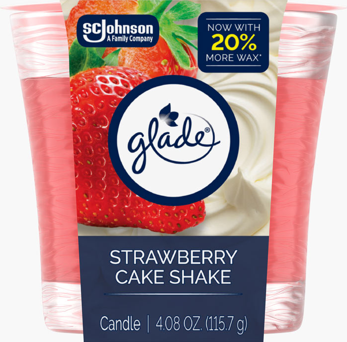 Glade Strawberry Cake Shake Candle