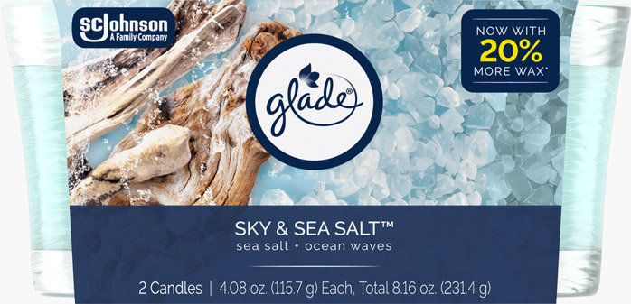 Glade® Sky & Sea Salt™ Candle Twin Pack