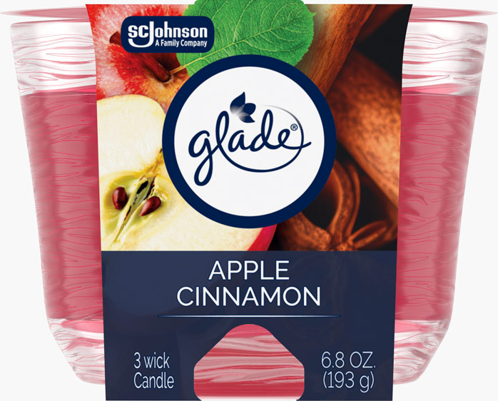 Glade® Apple Cinnamon 3-Wick Candle