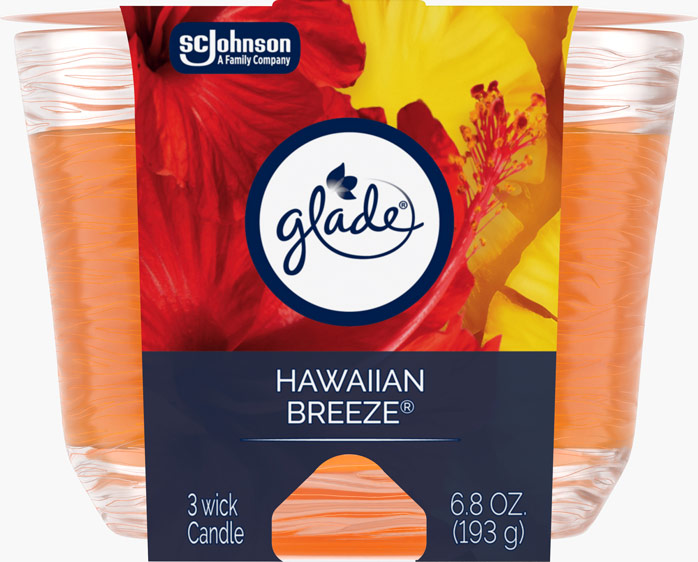 Glade® Hawaiian Breeze® 3-Wick Candle