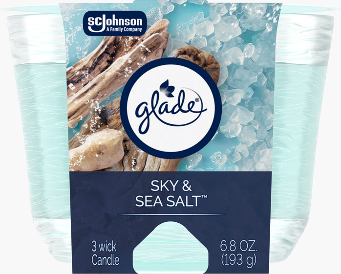 Glade® Sky & Sea Salt™ 3-Wick Candle