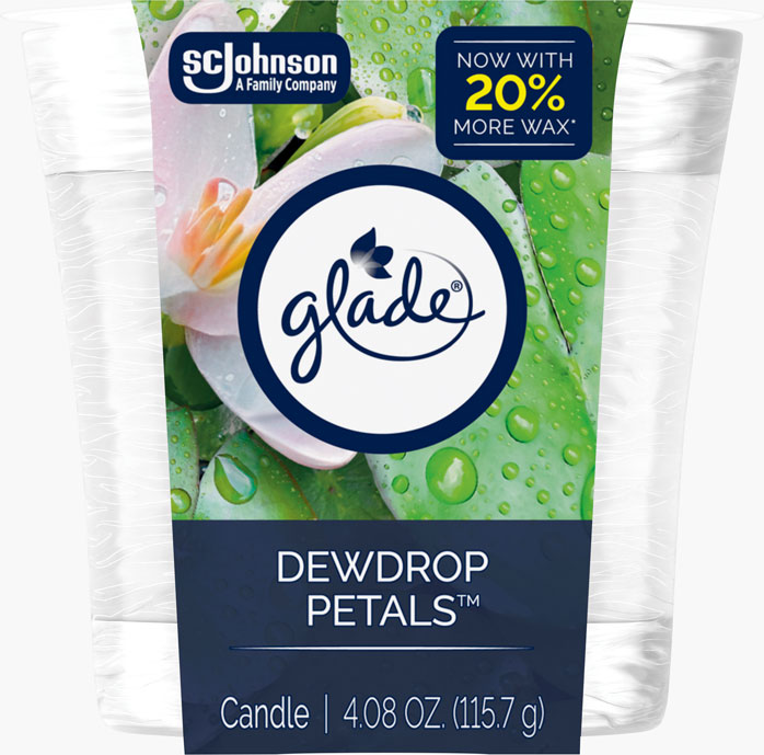 Glade® Dewdrop Petals™ Candle