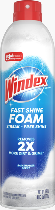 Windex® Fast Shine Foam