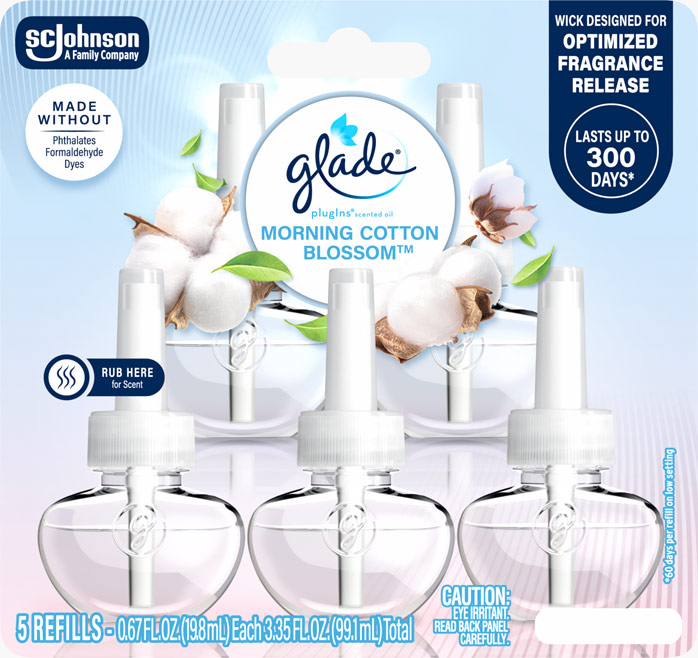 Glade® Morning Cotton Blossom™ PlugIns® Scented Oil Refills