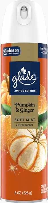 Glade® Pumpkin & Ginger Soft Mist Air Freshener Spray