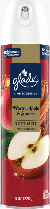Glade® Warm Apple & Spices Soft Mist Air Freshener Spray